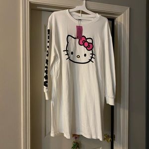Hello Kitty by SHEIN Sz 1X white